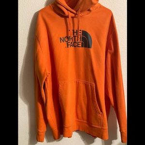 The North Face hoodie size xxl orange